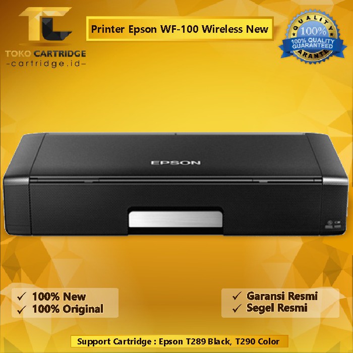 Printer Epson Inkjet WorkForce WF-100 WF100 Wireless New