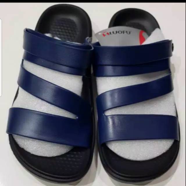 luofu E6181J sandal selop anak laki tanggung empuk ringan