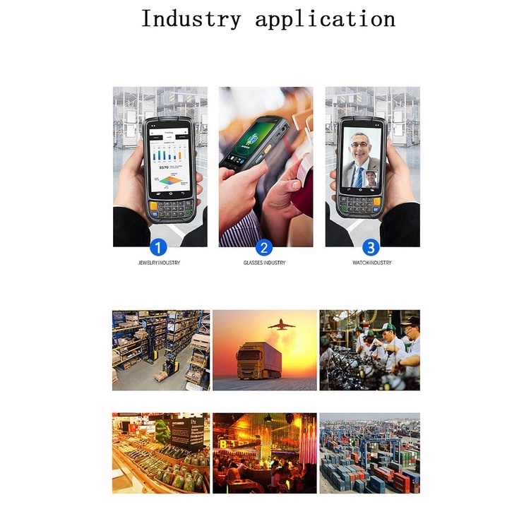 Urovo i6300A Android Mobile Barcode Scanner PDT Industrial WMS