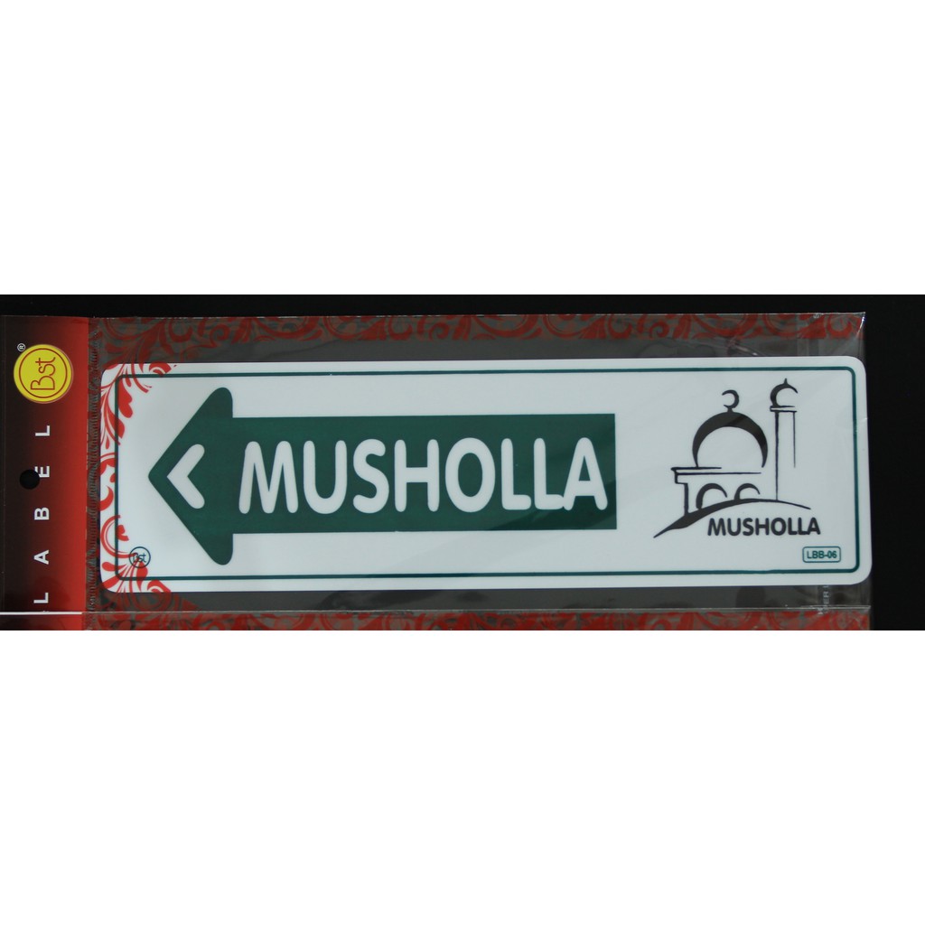 

Label Akrilik Musholla Kiri Besar