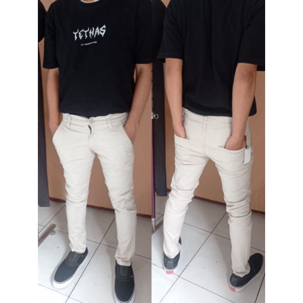 CLANA CHINO-Clana Panjang pria-slimfit Stretch