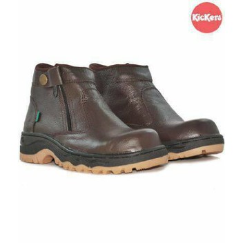 sepatu pria kickers byson safety (ujung berung) brown