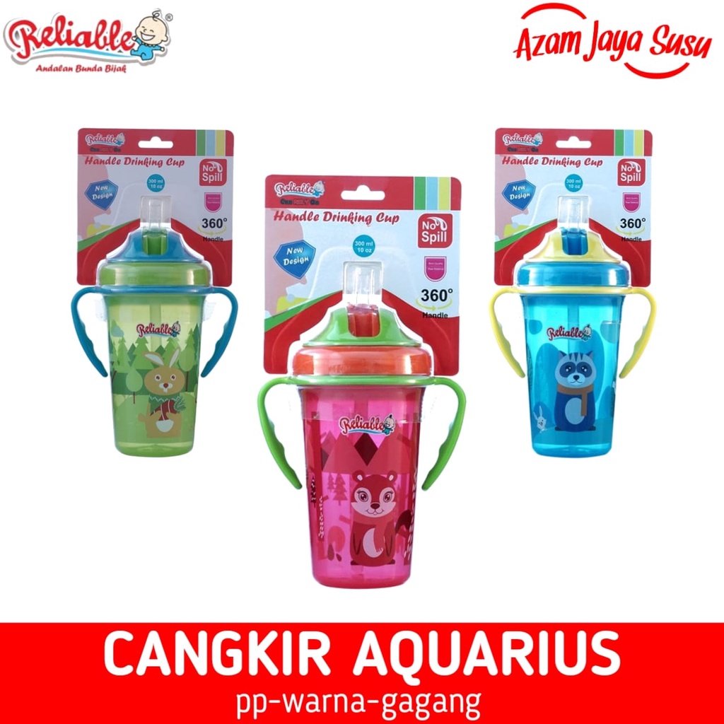 Reliable Cangkir Gagang Bayi Aquarius 300 ML RCM-6401