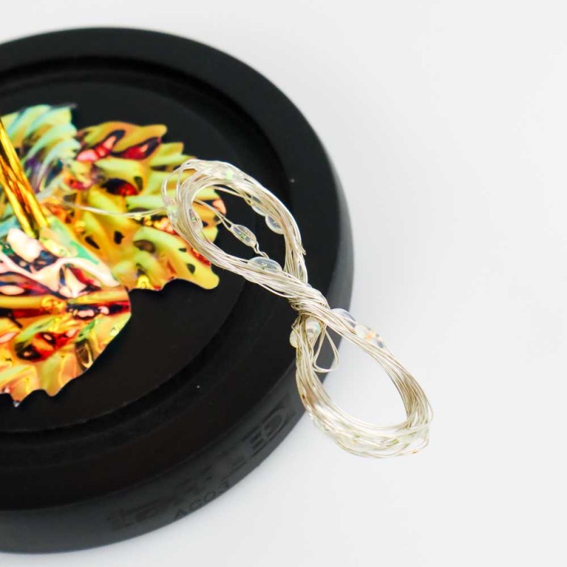 Lampu LED Hias Dekorasi Model Bunga Mawar Black Illumination Rose