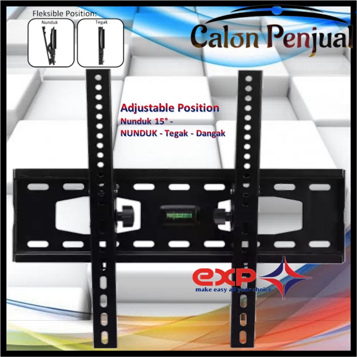 Bracket TV  POLYTRON 42&quot; s/d 55&quot; waterpass GARANSI 100% COCOK!