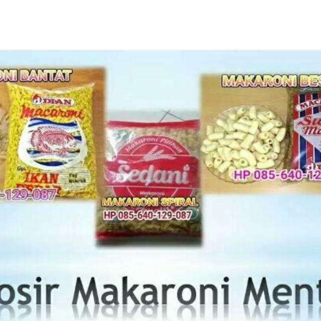 

Makaroni untuk di goreng mentah 1 kg