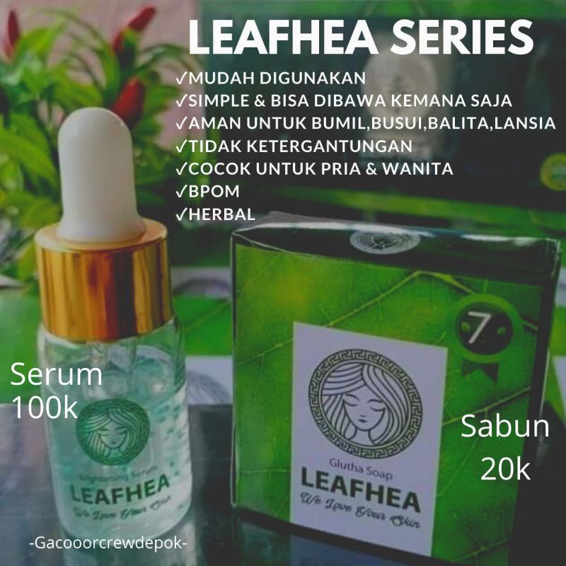 Sabun Leafhea & Serum Leafhea