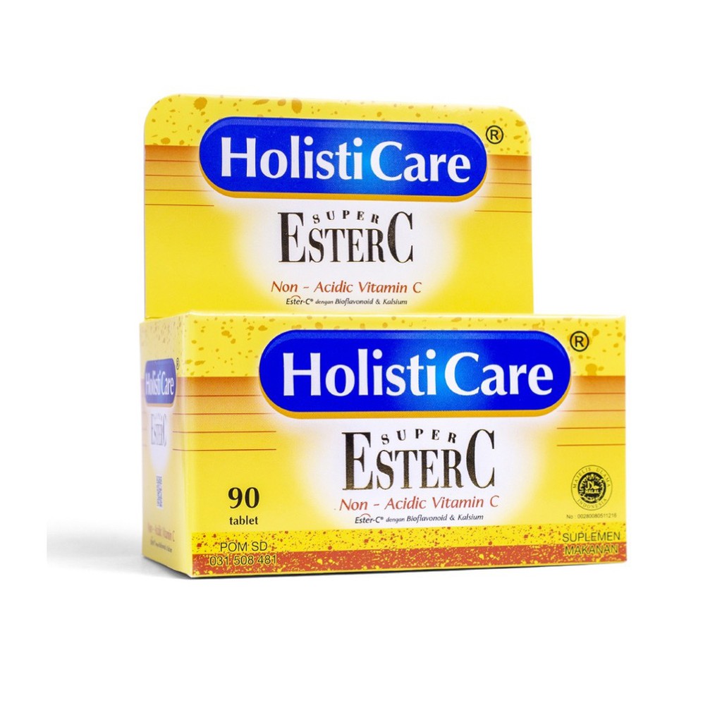 HOLISTICARE Ester C Botol isi 30 | Supreme Ester C Effervescent | Supplement Multivitamin by AILIN