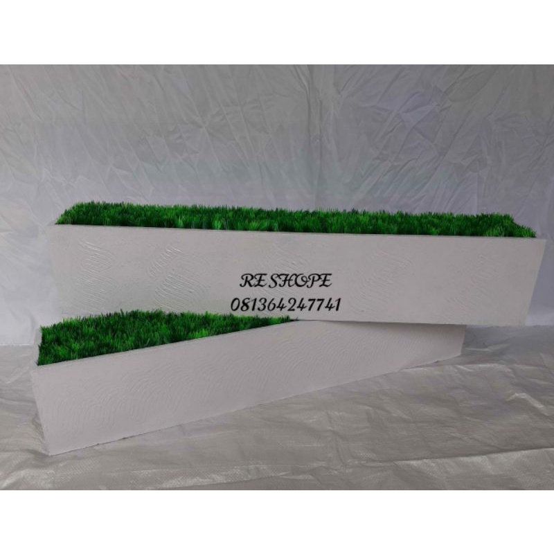 vas bunga 75cm/pot bunga hias/pot panjang/vas hias/Bunga plastik