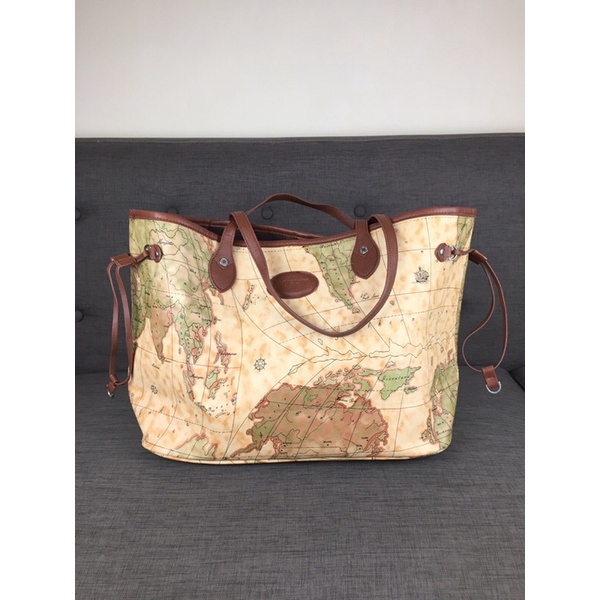 Tote Bag Esprit World Map Korea - ISTIMEWA