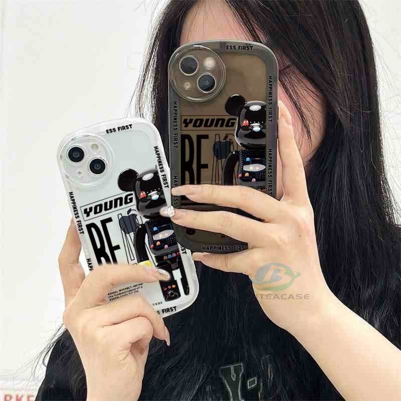 Casing TPU Realme 5 5i 6i C3 C35 C21Y C25Y C21 RealmeC11 2021 C25 C15 C12 C2 Motif Beruang