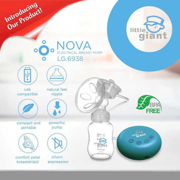Little Giant Nova Electric Breast Pump Pompa Asi Elektrik