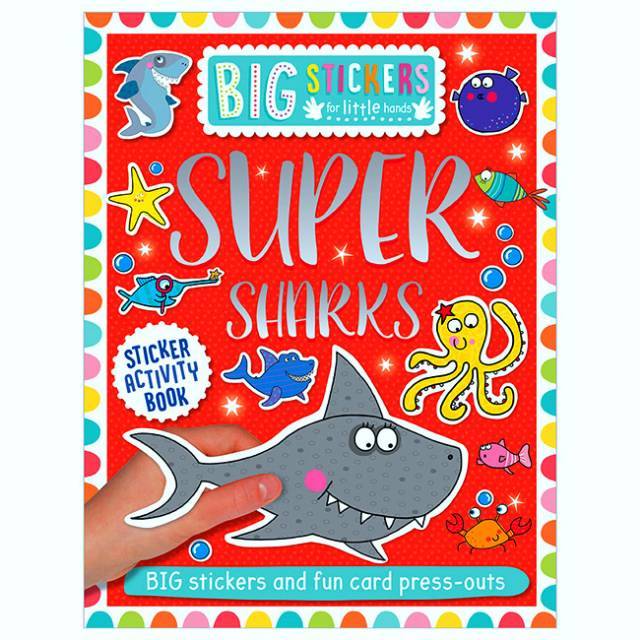

Super Sharks Sticker Activity Book - Big Stickers for Little Hands .