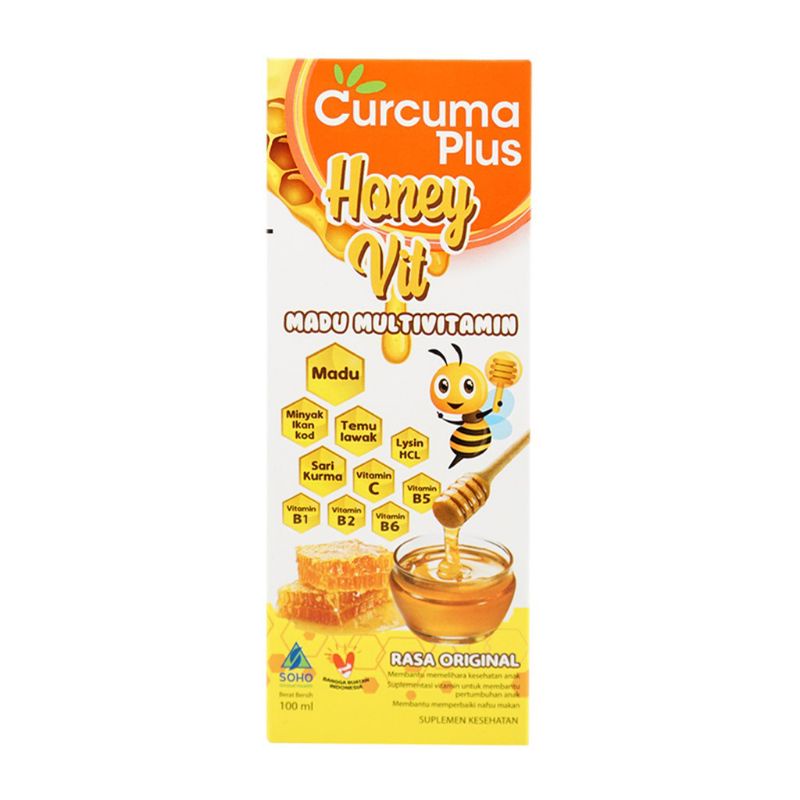 CURCUMA PLUS HONEY VIT RASA ORIGINAL 100 ML - ED 02/2025