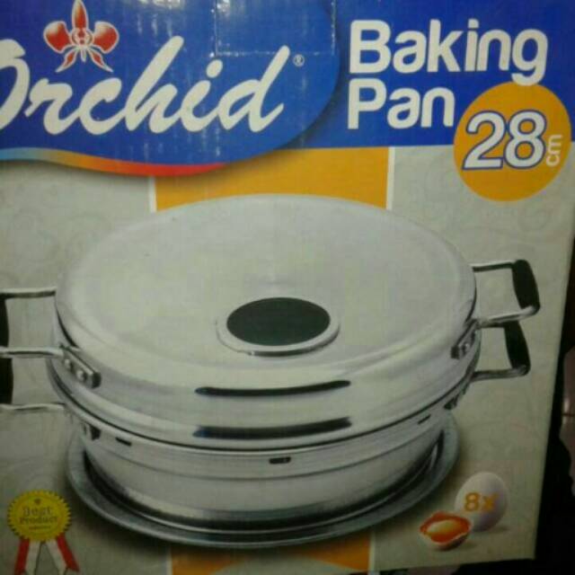 BAKING PAN ORCHID 28 CM