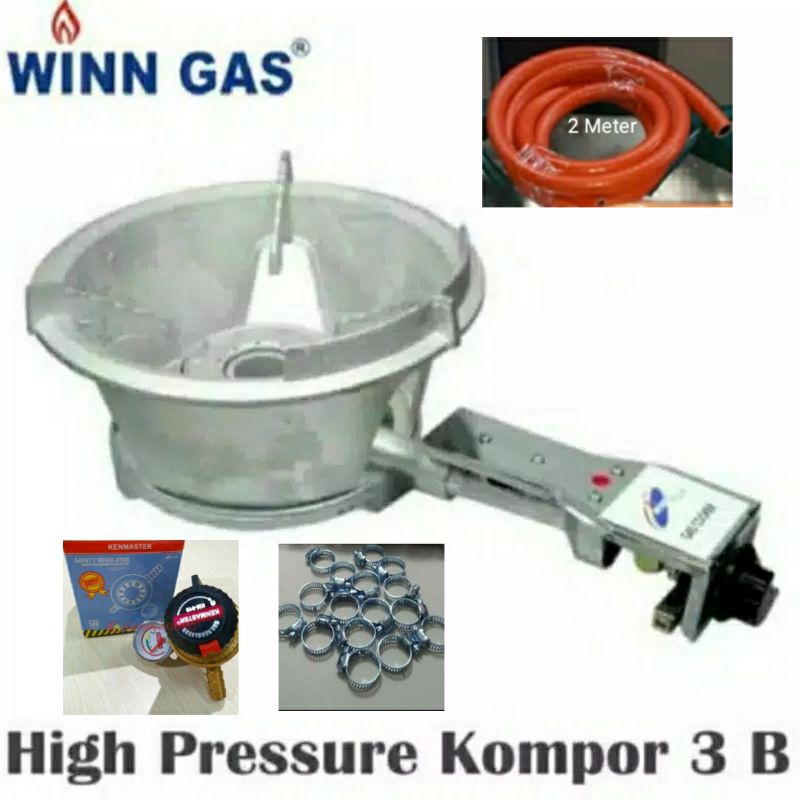 Winn Gas , 3B , Win Gas . Kompor , Restaurant  , High Pressure , Automatic Tekanan Tinggi