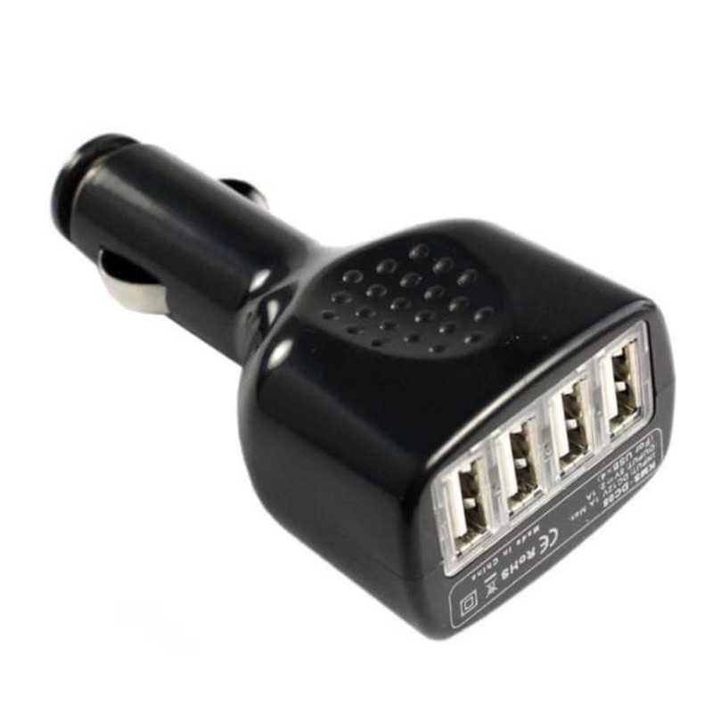 Car Charger VPS 4 Port USB Saver Mobil Fast Charging 4 USB Port Qualcomm Quick Charge