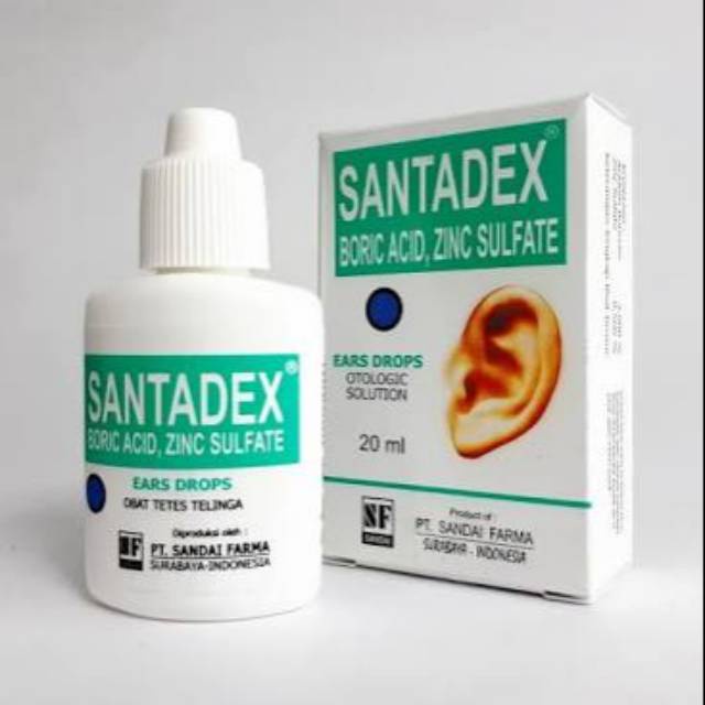 SANTADEX TETES TELINGA 20 ML CAIRAN PEMBERSIH TELINGA AMPUH