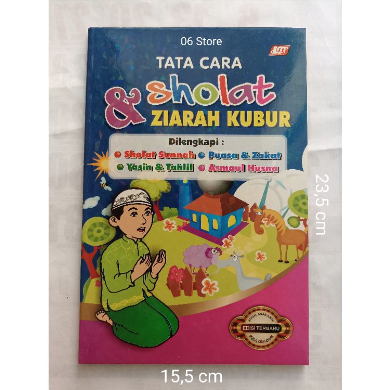 Buku Anak Tata Cara Sholat & Ziarah Kubur Bergambar