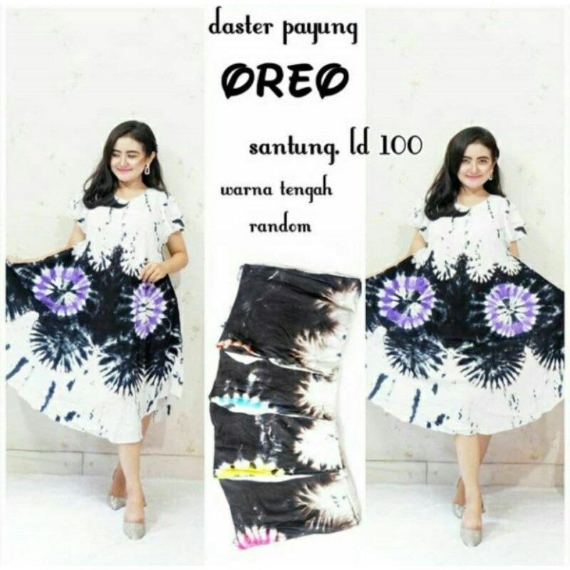 Daster batik oreo-daster payung-daster kancing - daster busui