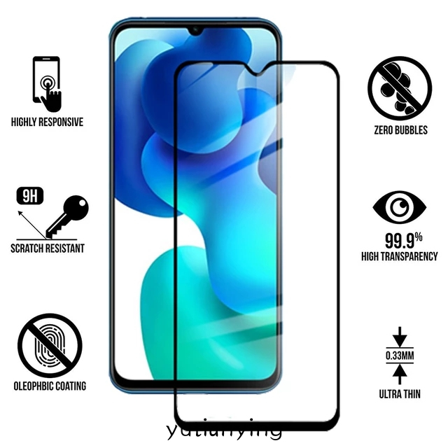 Pelindung Layar Tempered Glass 9d Untuk Realme c21y C25Y  8 8pro 7i 7 C17 C15 C11 C12 6i 6 C1 C2 5 5s 5i C3