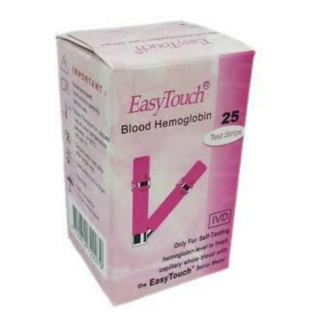 Strip Easy Touch Hemoglobin Isi Ulang EasyTouch Hb GCHb Murah