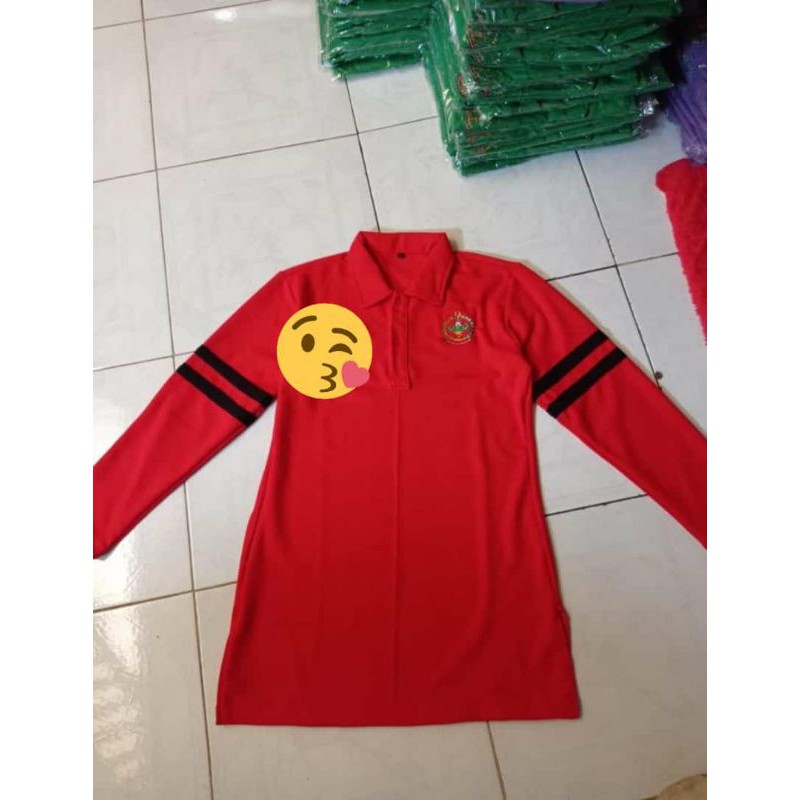 tunik merah logo persit