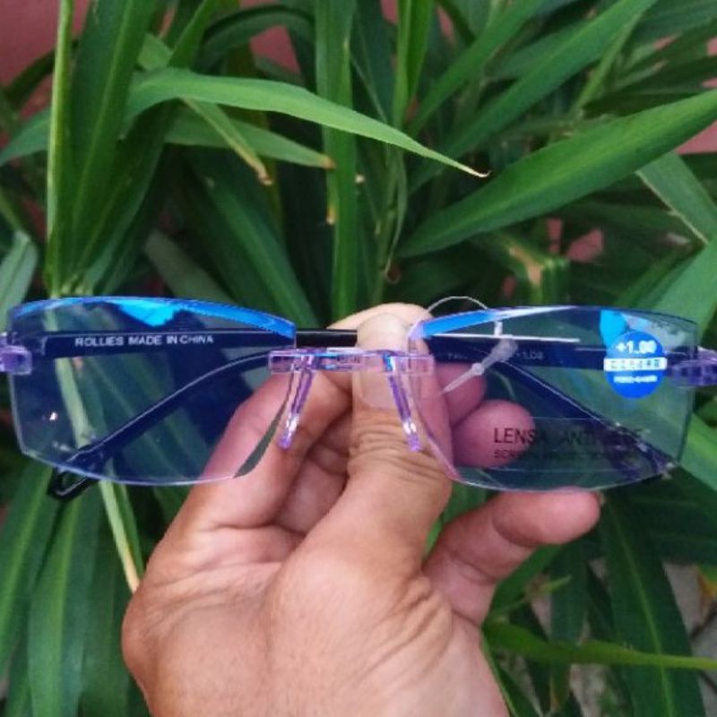 Kacamata Baca Plus| Kacamata Baca Blueray Antiradiasi