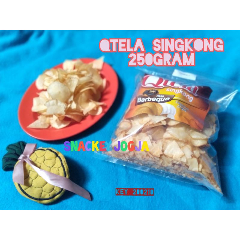 

QTELA KRIPIK SINGKONG 250GRAM REPACK ORIGINAL