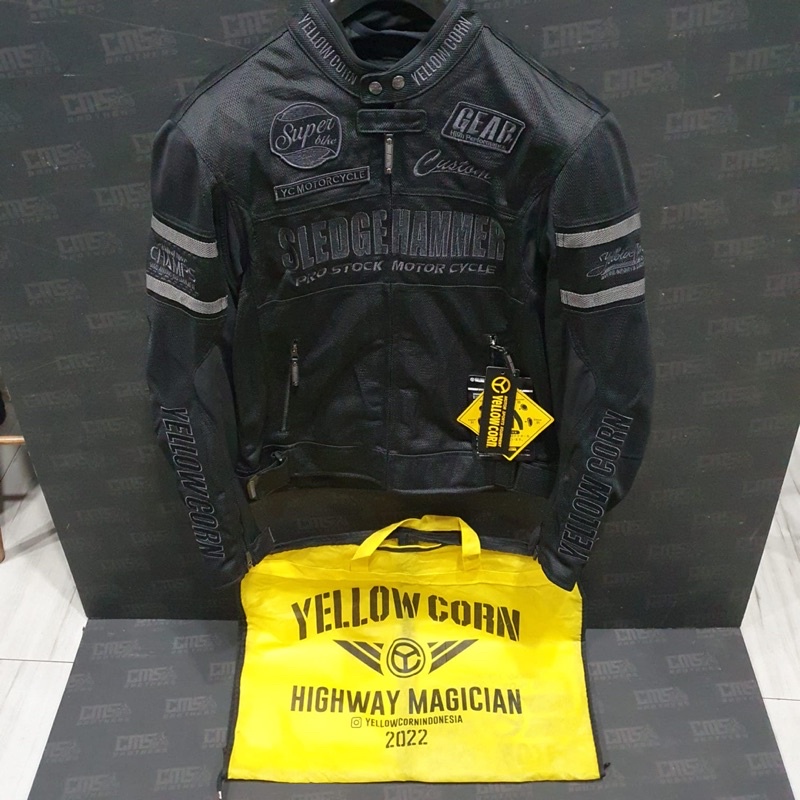 Jacket Motor Yellow Corn BB 2104 Black Gunmetal Original