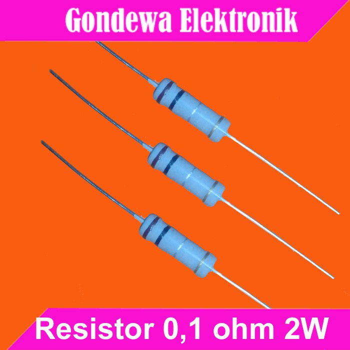 Resistor 0,1 ohm 0R1 ohm 2W