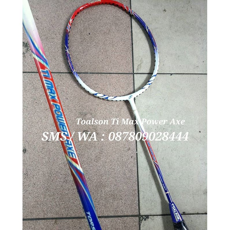 terbaru Raket Badminton Toalson Ti Max Power Axe