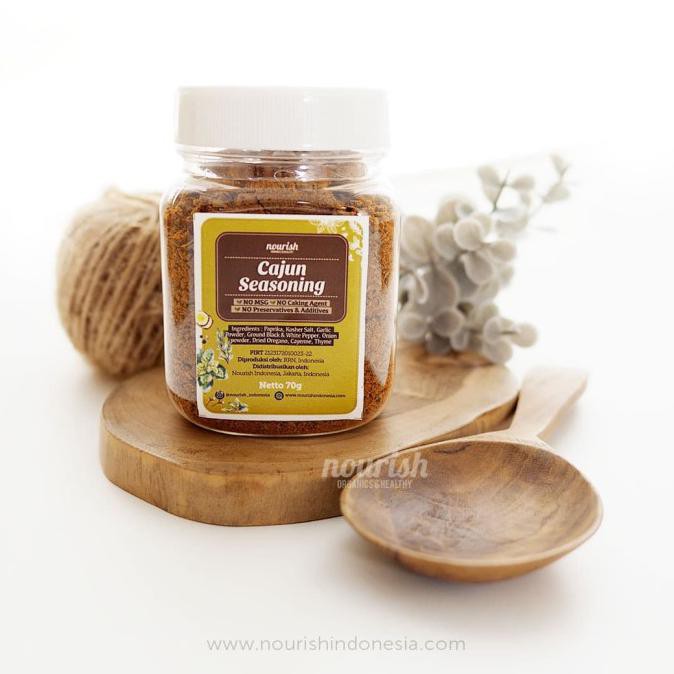 

Promo Awal tahun Nourish Indonesia, Cajun Seasoning Powder 70 gr Cuci Gudang Awal Tahun
