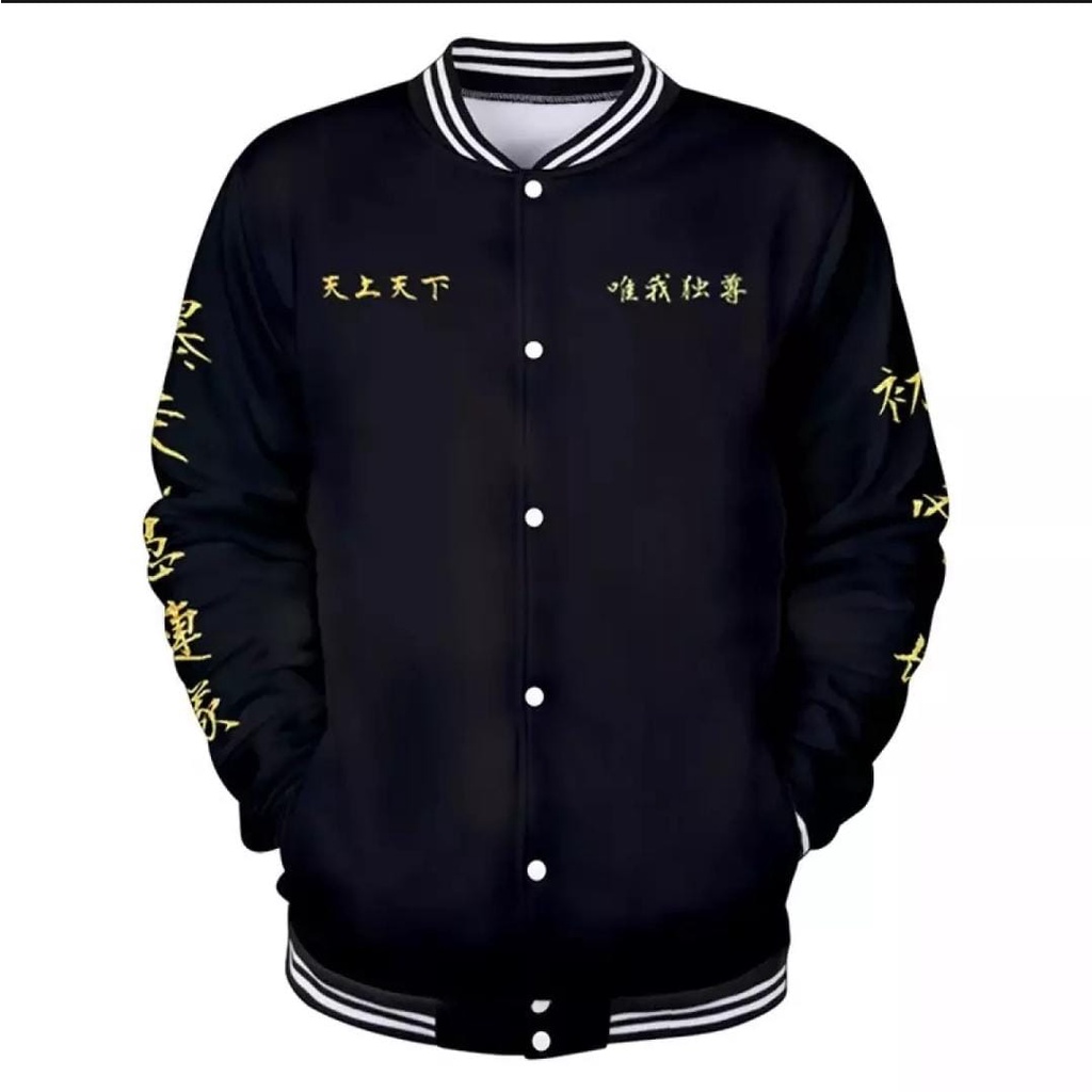 [Bisa Bayar Di Tempat] Jaket Pria/Jaket Bomber MIKEY TOKYO Revenger Team Tokyo Manji Terlaris