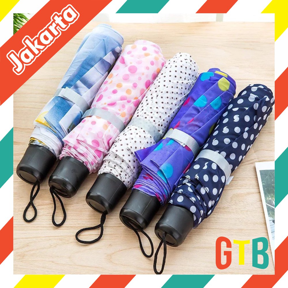 ❤️GTB❤️ R024 READY STOCK PAYUNG MOTIF CANTIK IMPORT MURAH BATAM Umbrella Kazbrella COD Bali