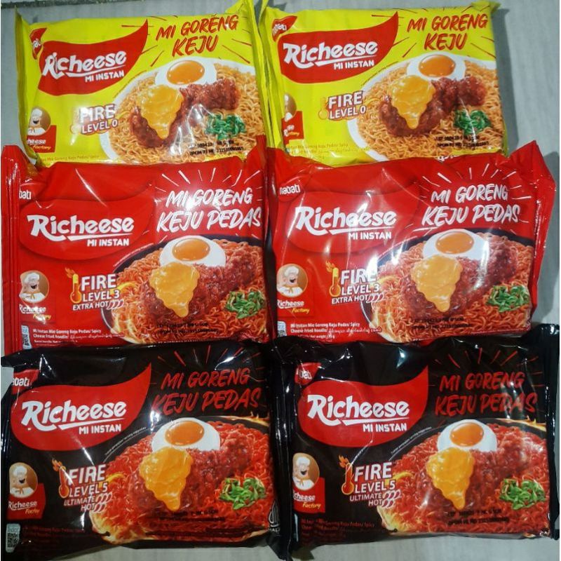 

MIE RICHEESE GORENG KEJU LEVEL 0, LEVEL 3 & RAMEN/PEDAS VIRAL TIKTOK