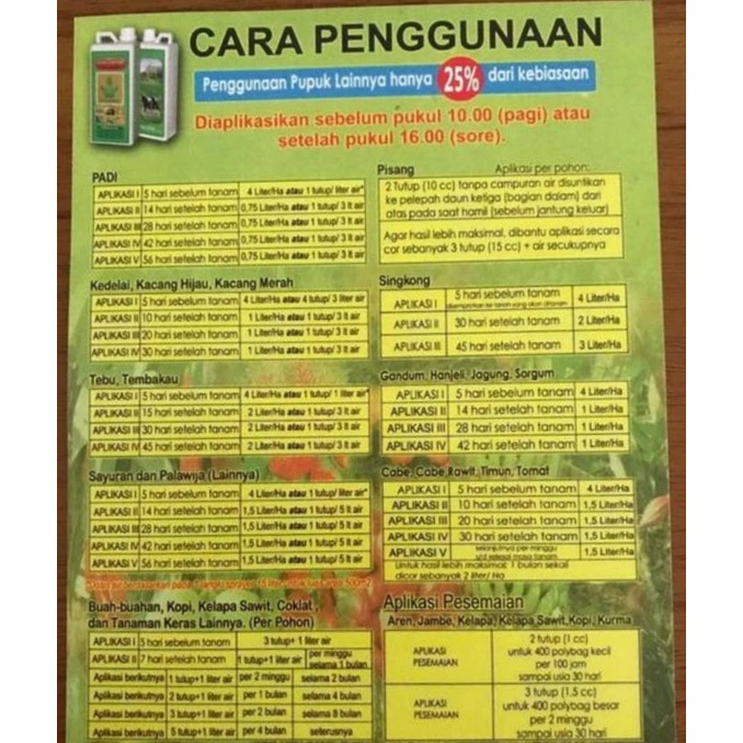 Pupuk Cair Agro Valcan