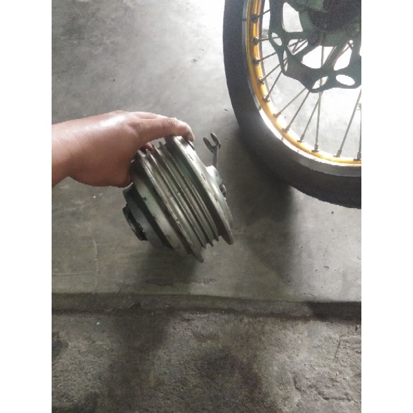 tromol ori ninja m original copotan motor bisa dpasaang di motor cb ninja r ss rr new old