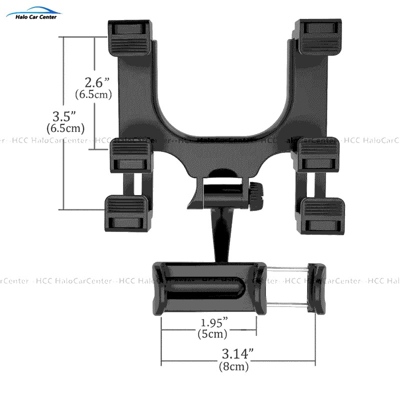 Holder Handphone / GPS Universal 360 Derajat untuk Kaca Spion Mobil