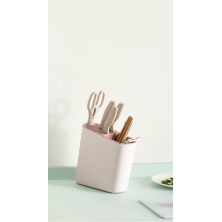 Idealife IL-160A Tempat Simpan Rak Pisau Wadah Gunting Knife Holder sumpit sendok garpu