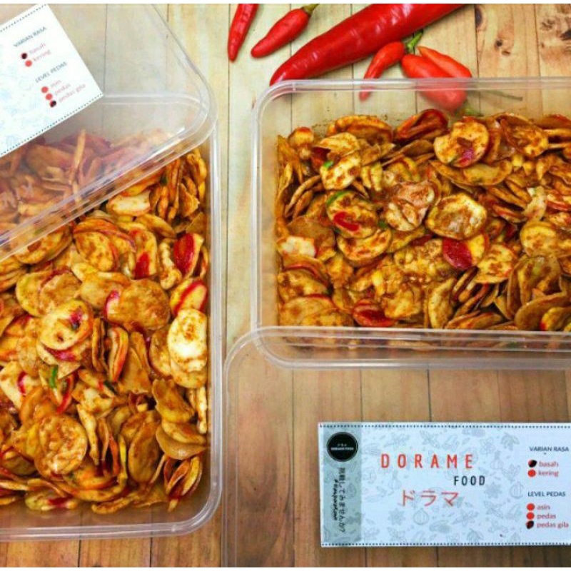 

(PROMO DORAME) SEBLAK 150GR KEMASAN BOX Kerupuk / Keripik