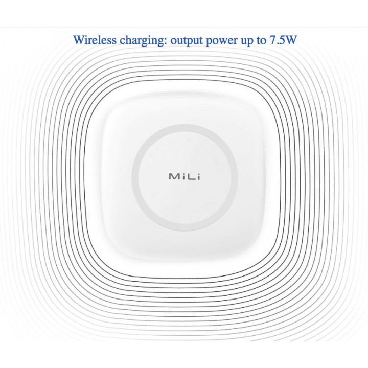 MiLi HB-G40 Qi 2 in 1 Power Magic Plus - 4700Mah Wireless Charger