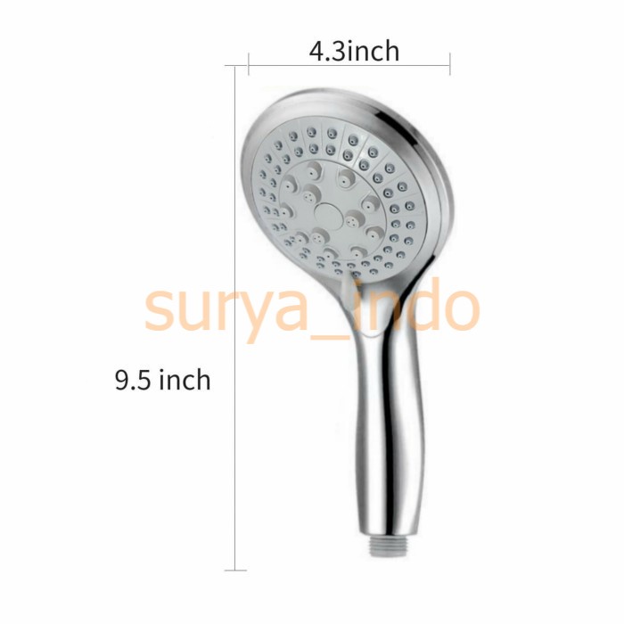 SHOWER MANDI SET KEPALA SHOWER + SELANG SHOWER 150 CM SHOWER TANGAN