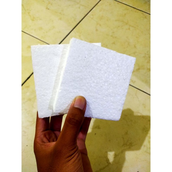 

Sterofoam 10x10cm tebal 2cm / gabus 2cm 10x10