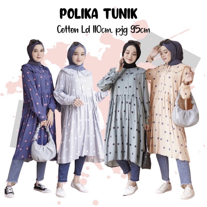 TUNIK LOCANA BLOSSOM TERANIA POLIKA