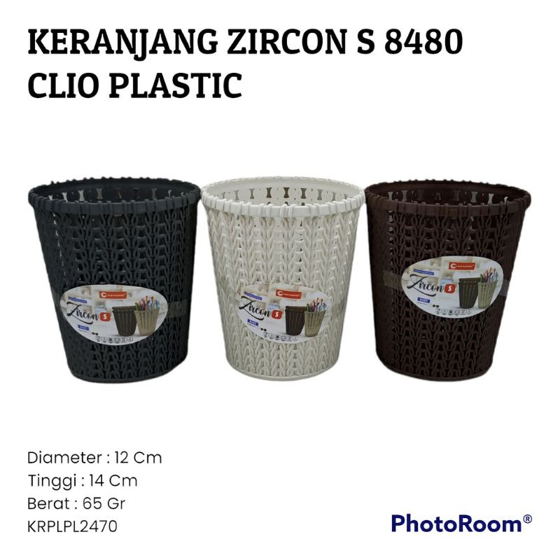 KERANJANG ZICRON 8480 SIZE S KERANJANG SERBA GUNA KERANJANG PLASTIK