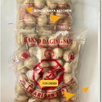 Premium Warisan Bakso / Bakso Warisan 319 / MERAH / isi 50 pcs