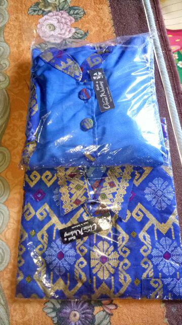 Maura Couple - Sania Ruffle Batik Couple Ori Ndoro Jowi Garansi Termurah Shopee -  Mika Brown