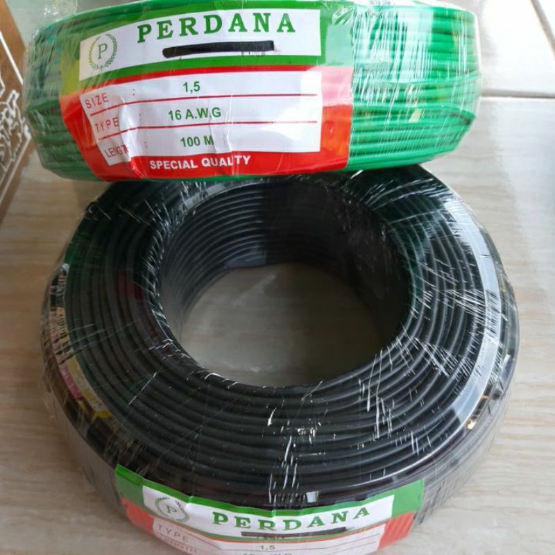KABEL NYAF PERDANA 1,5MM 100METER TEMBAGA