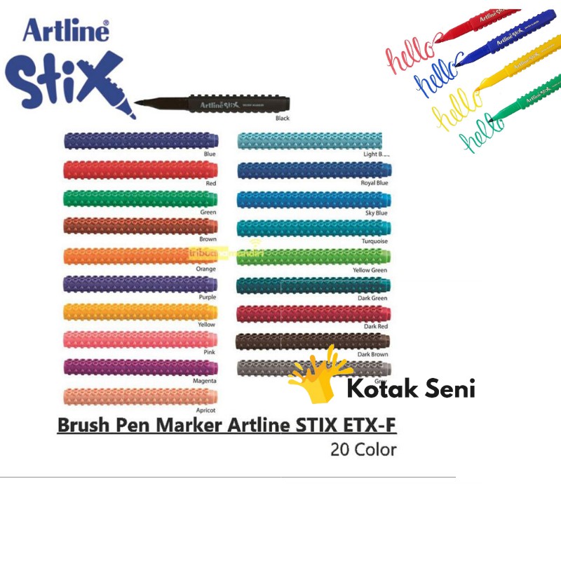 

Artline Stix Brush Marker harga Satuan